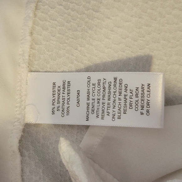 Spense Sleeveless White Blouse US M - Picture 4 of 6